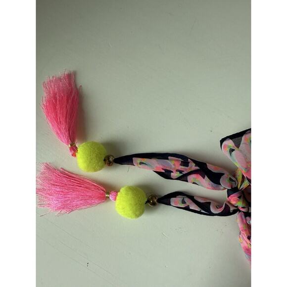 Sold Lilly Pulitzer Gauze Beach Coverup Tunic Top Open Front Boho Floral​ - Picture 8 of 8